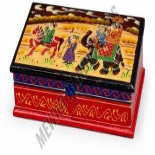 Antique Wooden Jewelry Box